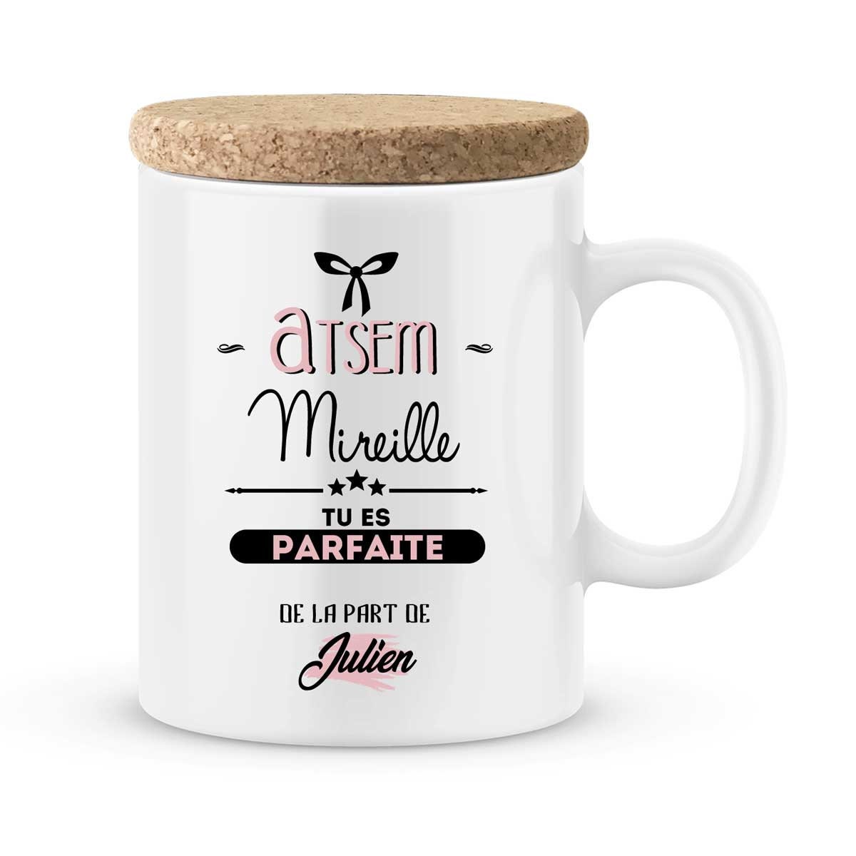 Mug Atsem à Personnaliser avec Le Prénom de Votre Enfant - Cadeau Pour Atsem Personnalisé Cadeau La 