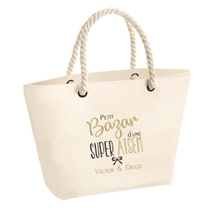 Cadeau atsem - Sac atsem haute qualitée  à personnaliser avec prénom  - Cadeau atsem - Cadeau fin année scolaire