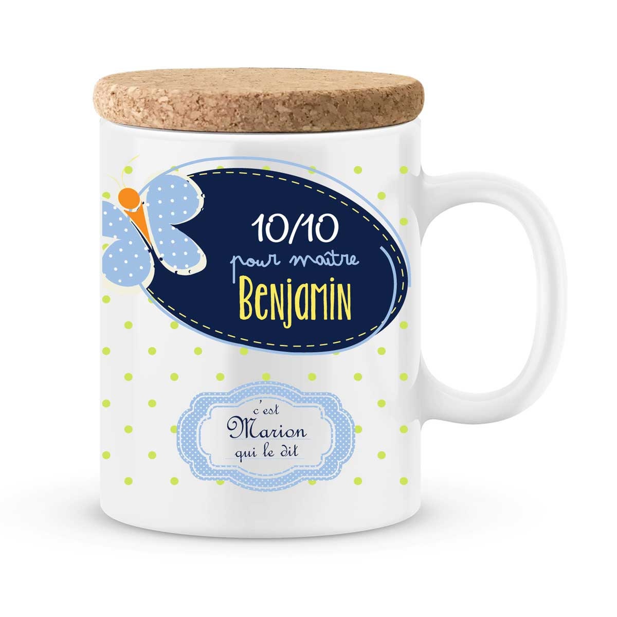 Mug Maître à Personnaliser avec Le Prénom de Votre Enfant - Cadeau Personnalisé Cadeau Pour La Fin d