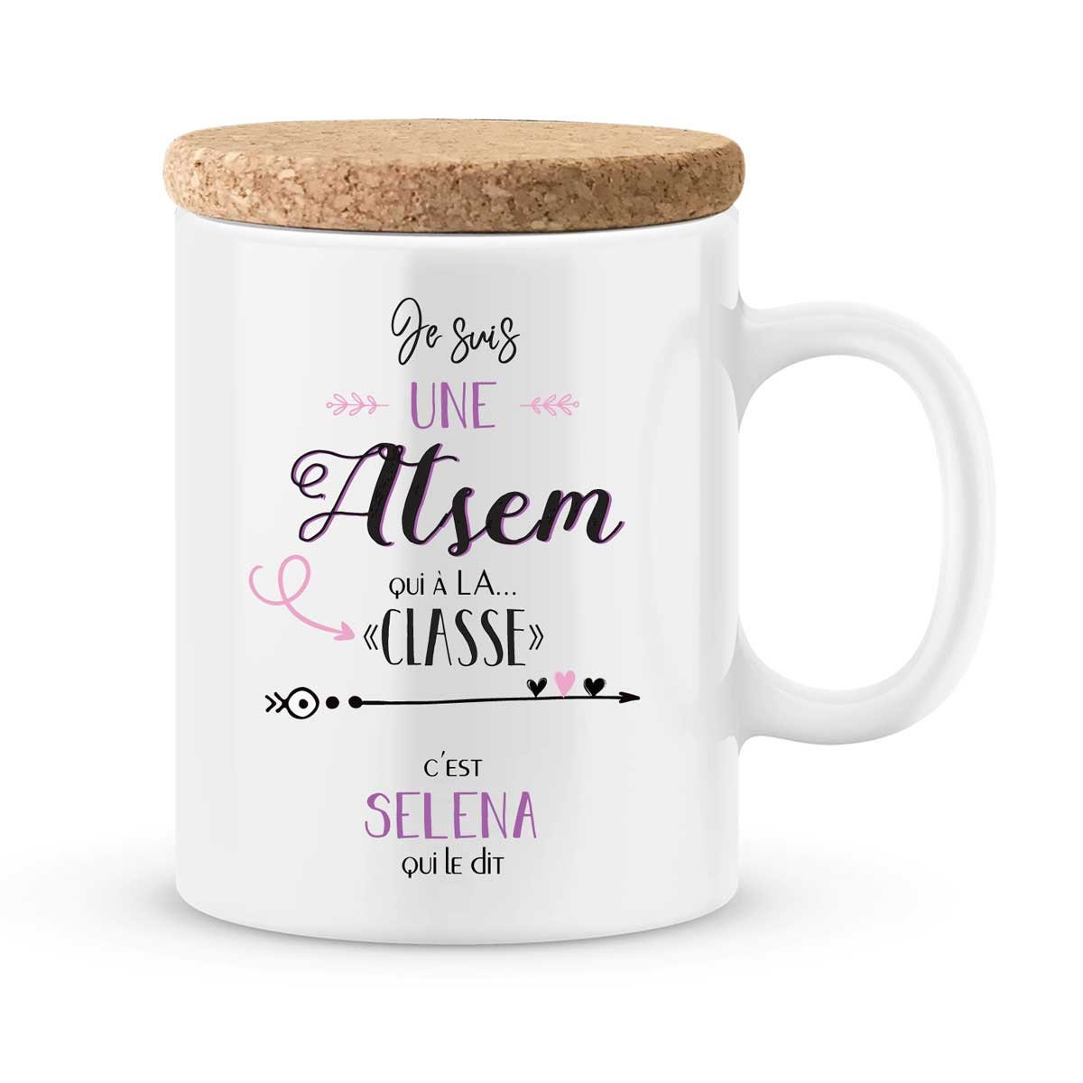 Mug Atsem à Personnaliser avec Le Prénom de Votre Enfant - Cadeau Pour Atsem