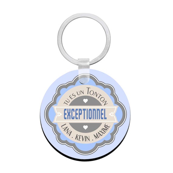 Porte Clé Tonton, Cadeau Tonton, Futur Tonton, Super Tonton, Cadeau Frère Noël - France