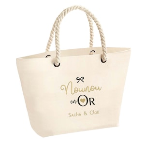 Nanny gift-high quality nanny bag to personalize with first name-nanny gift