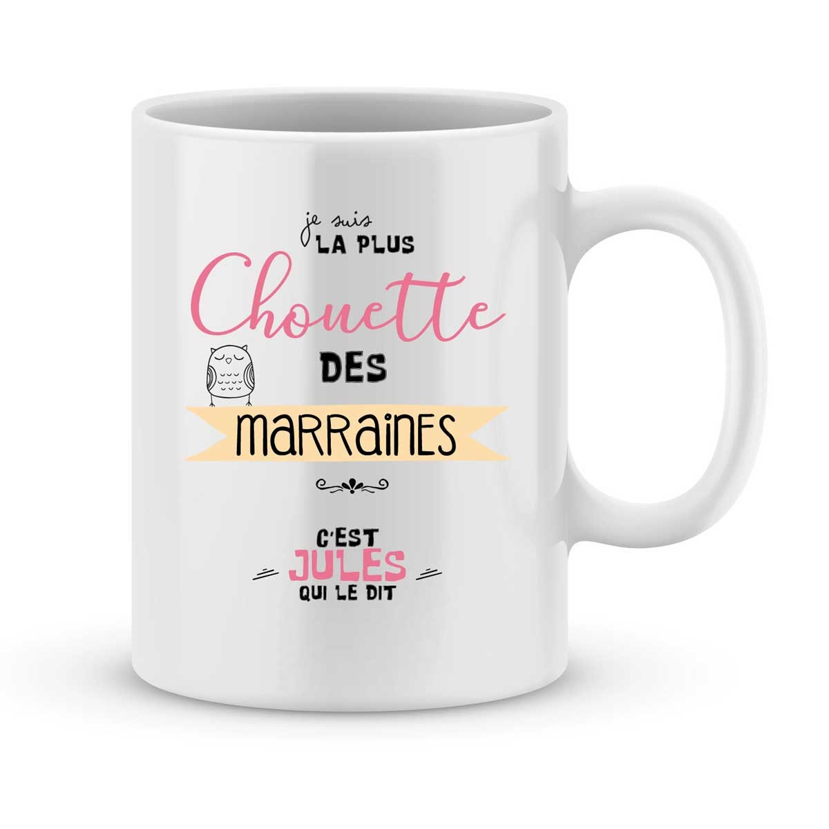 Cadeau animateur  Idée cadeau mug prénom animateur en or