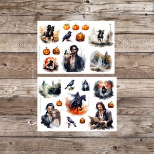 Headless Horseman Sleepy Hollow Deco Planner Stickers