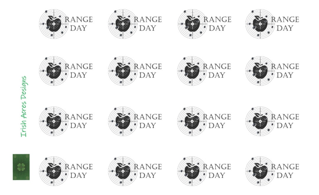 Range Day Target Planner Stickers - Etsy
