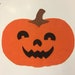 Pumpkin Face Pattern __ Downloadable PDF File to Make Felt - Etsy