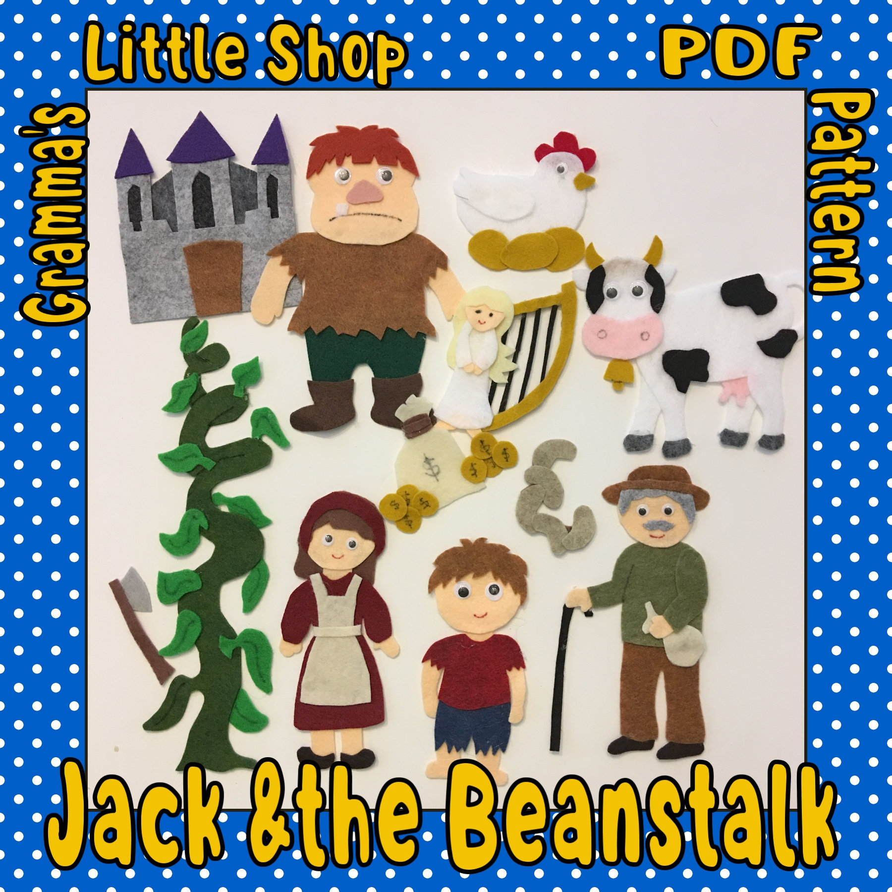 Jack and the Beanstalk Clipart 