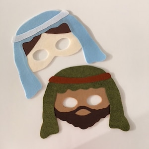 Nativity Mask Patterns Perfect for School Performance of the Christmas ...