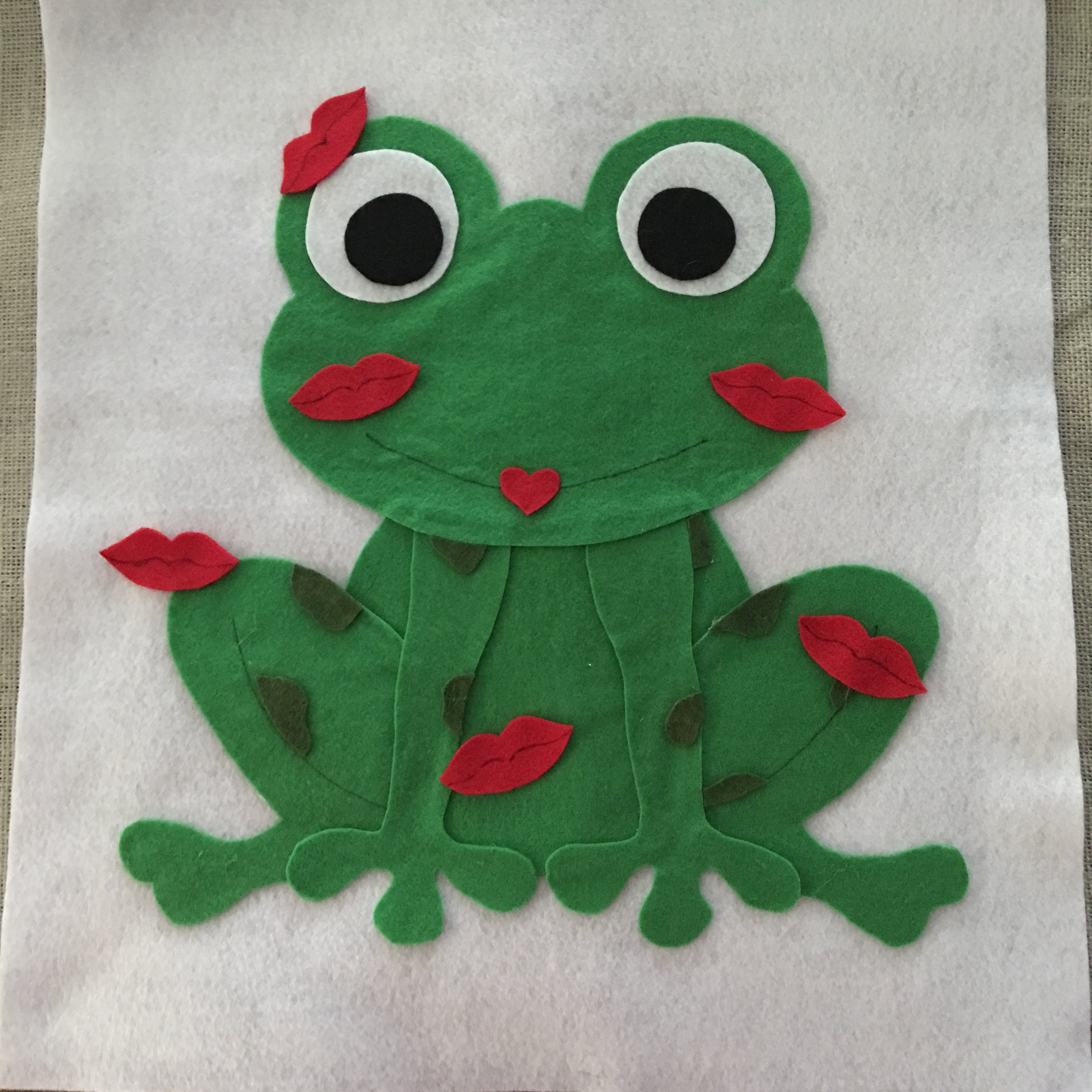 Felt Kiss A Frog Game Pattern Pdf Pattern Only Etsy
