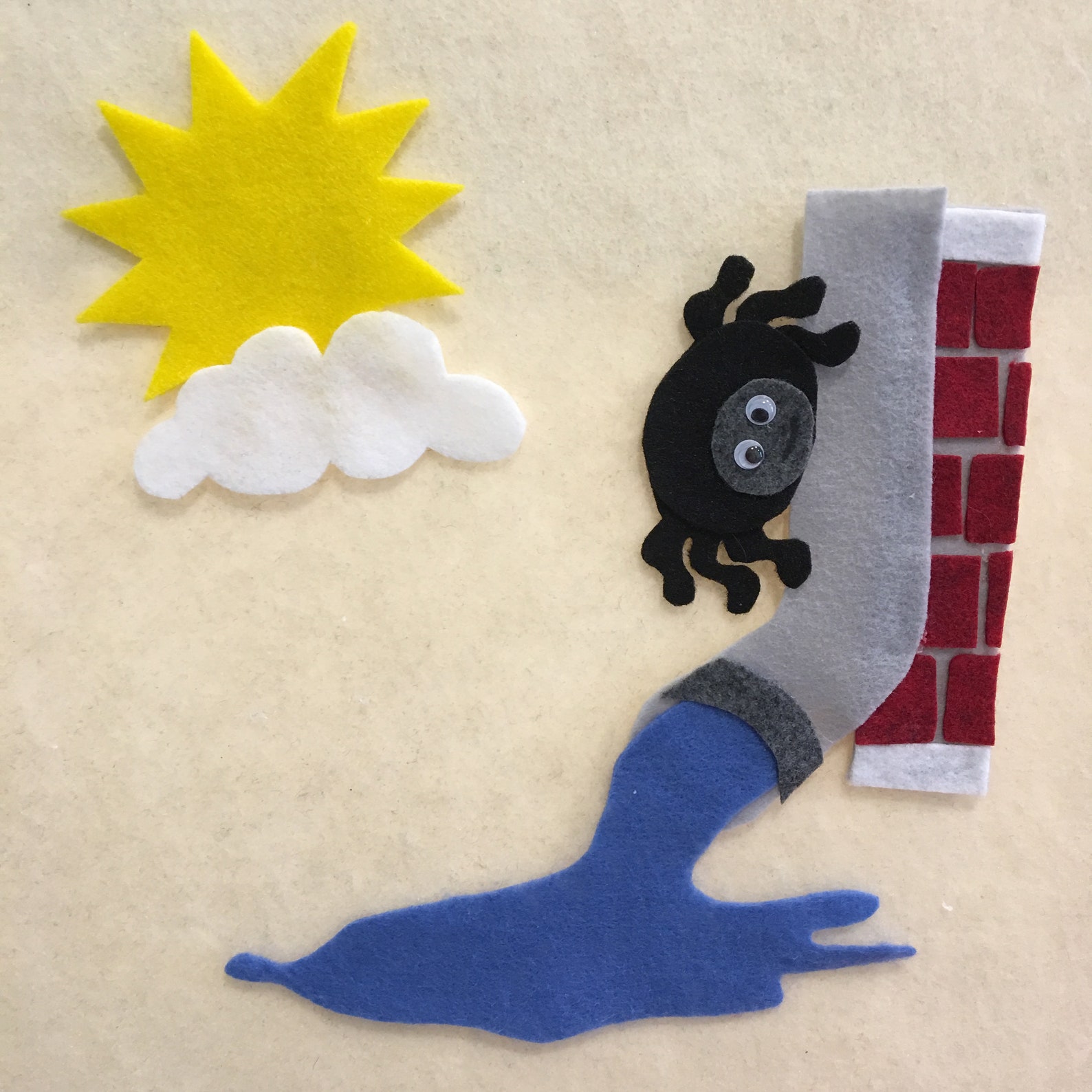 Itsy Bitsy Spider Pattern for Felt Board Play PDF PATTERN - Etsy