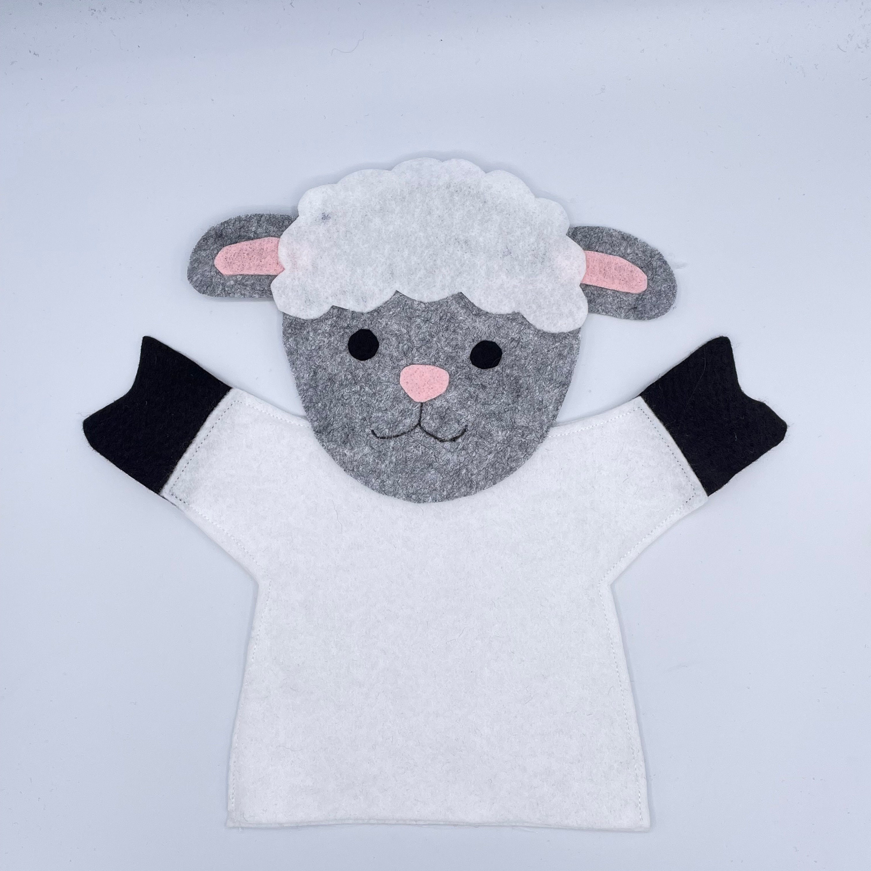 Sheep Hand Puppet Sewing Pattern, Easy Felt Project (PDF Pattern) - Etsy