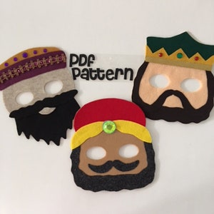 Nativity Mask Patterns Perfect for School Performance of the Christmas ...