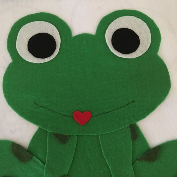 Felt Kiss A Frog Game Pattern Pdf Pattern Only Etsy
