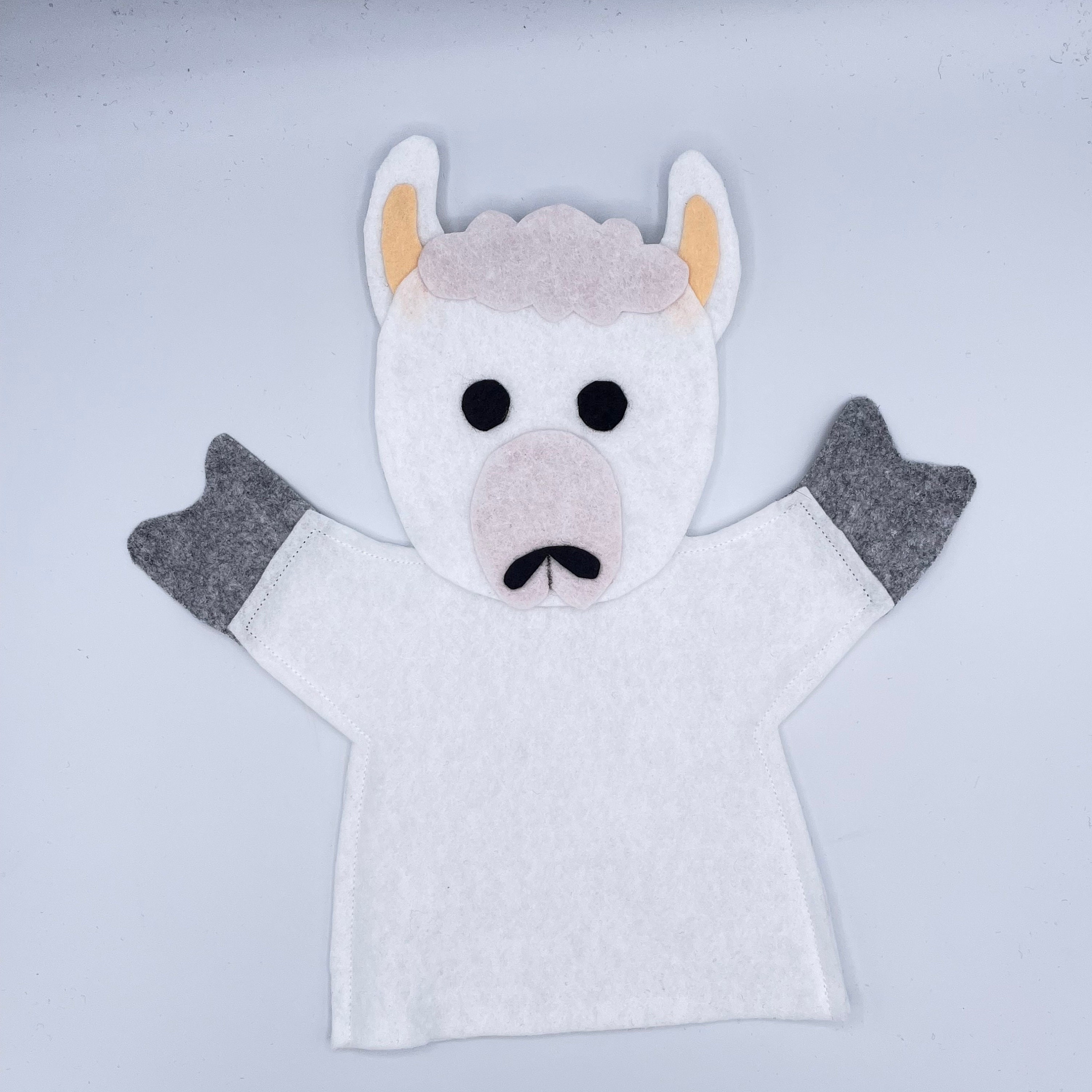 Felt Farm Animal Puppet Patterns – DIY Hand Puppet Sewing (PDF Pattern ...