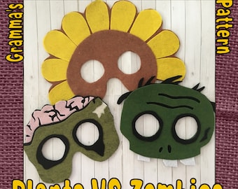 Plants Vs Zombies Mask - Etsy Canada