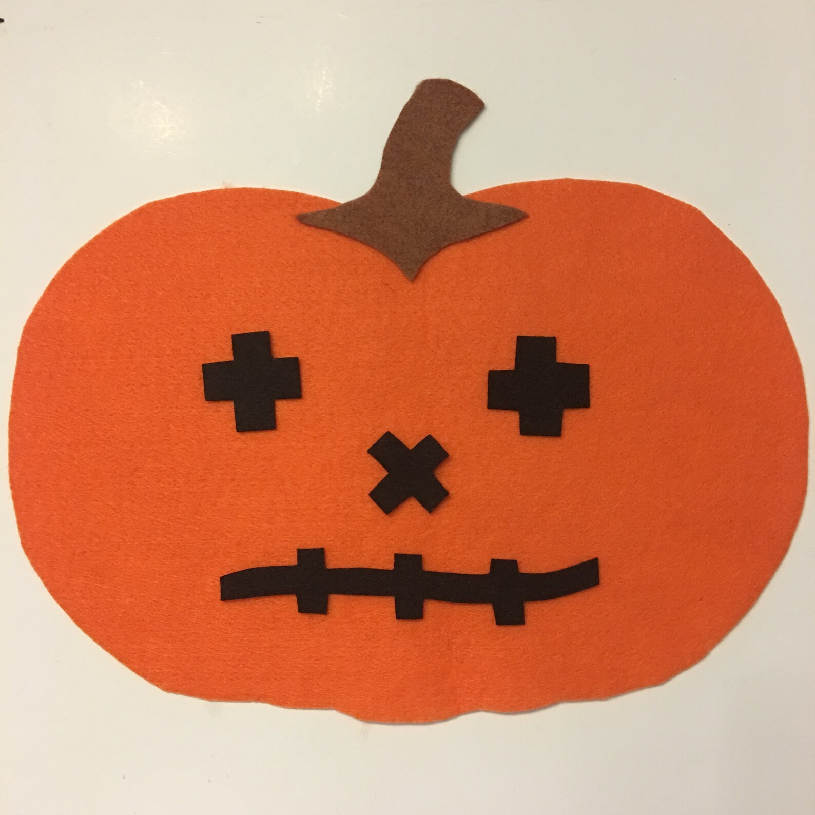Pumpkin Face Pattern __ Downloadable PDF File to Make Felt | Etsy