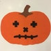 Pumpkin Face Pattern __ Downloadable PDF File to Make Felt - Etsy