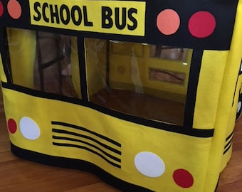 DIY School Bus Card Table Play House Pattern - Create a Fun Pretend Play Space - PDF Pattern Only