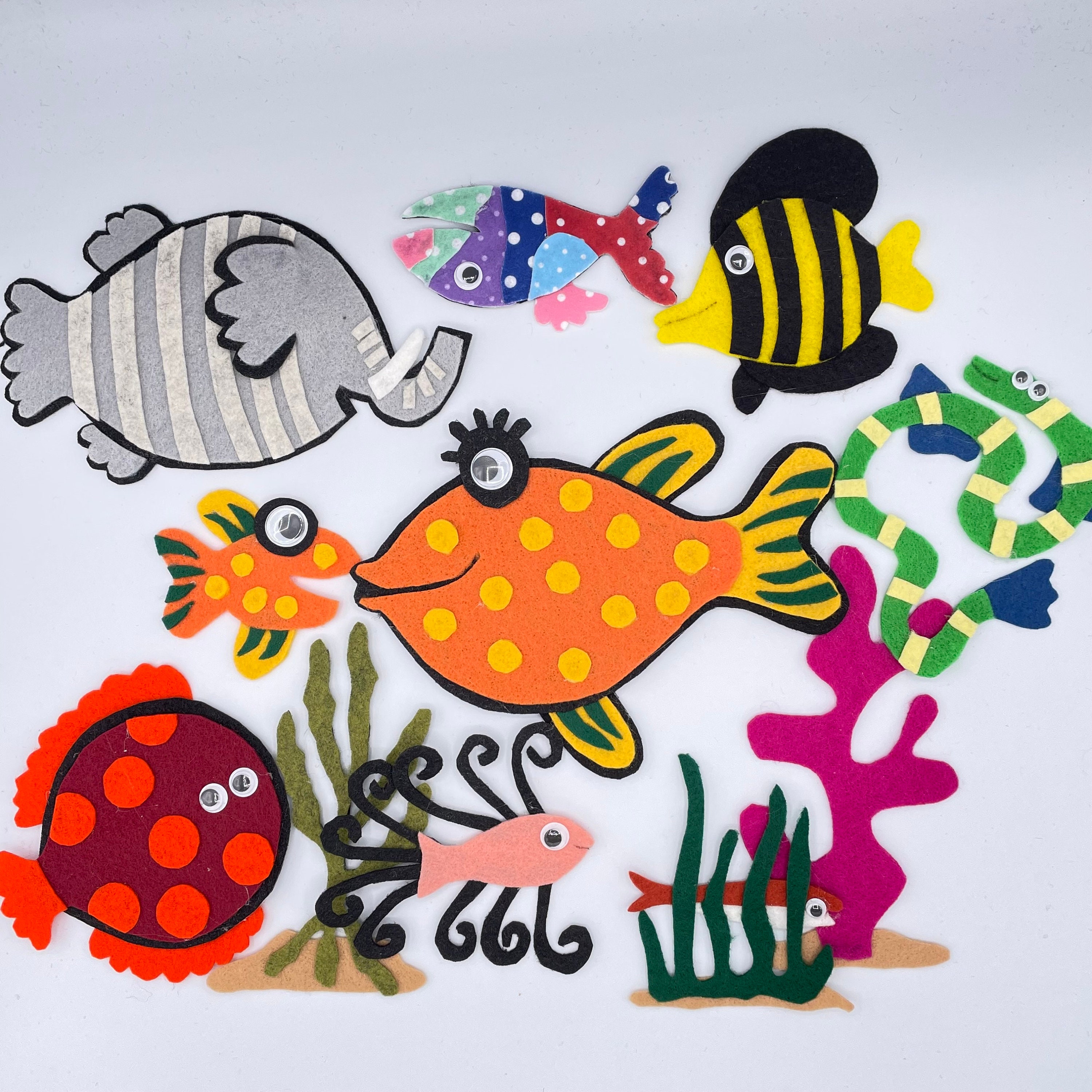 Fish Fish Pattern Hooray for Fish Pattern DIY Downloadable Etsy