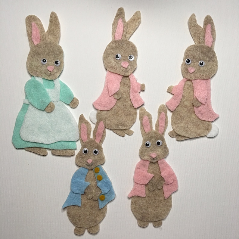 Peter Rabbit and Mr. Mcgregor in the Garden Felt Story Board Pattern ...