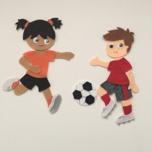 Soccer Fun, Felt Story Pattern, Felt Board Pattern - PDF Pattern Only ...