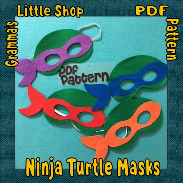 Ninja Turtle Mask - Etsy