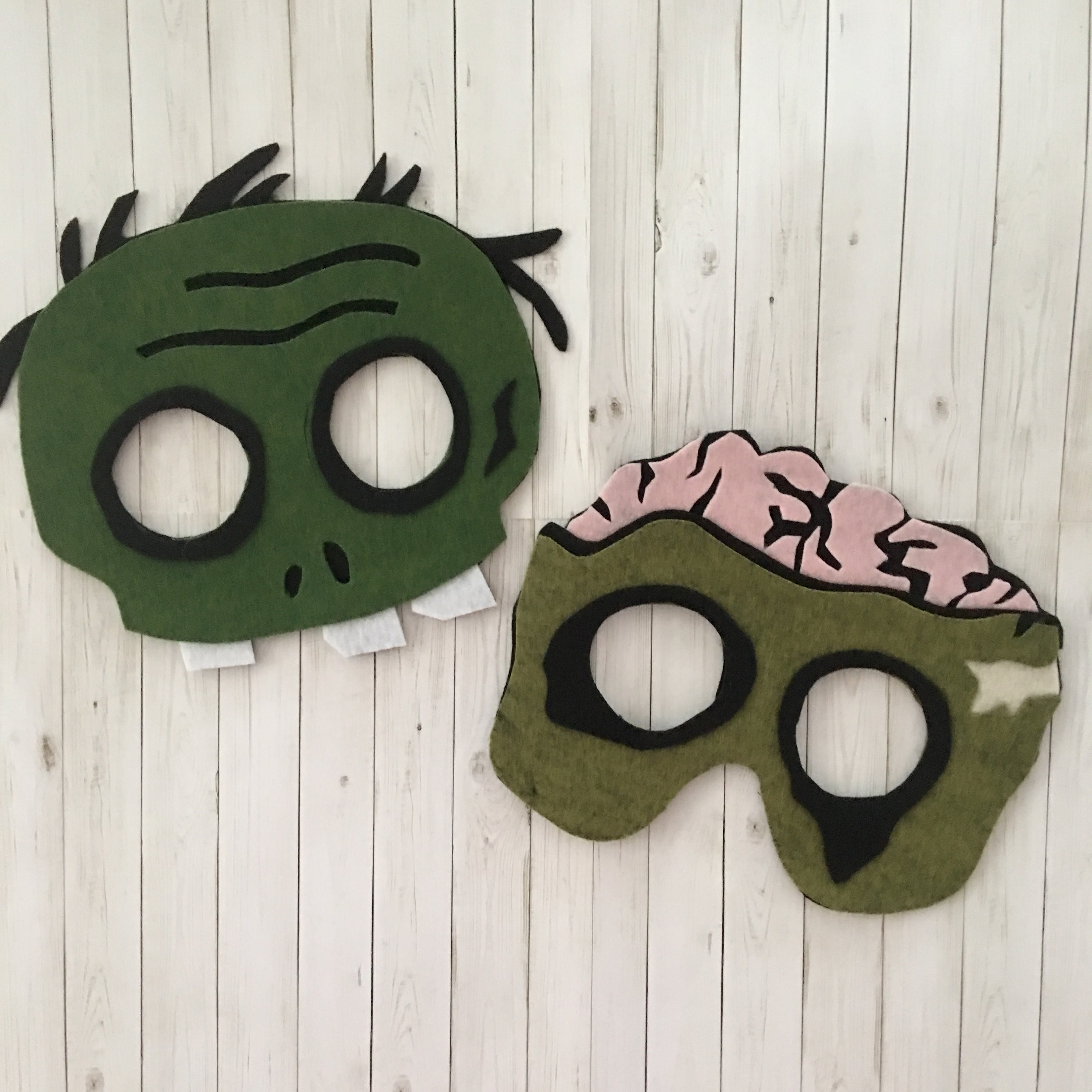 Pattern for Plants Vs Zombies Masks | Etsy