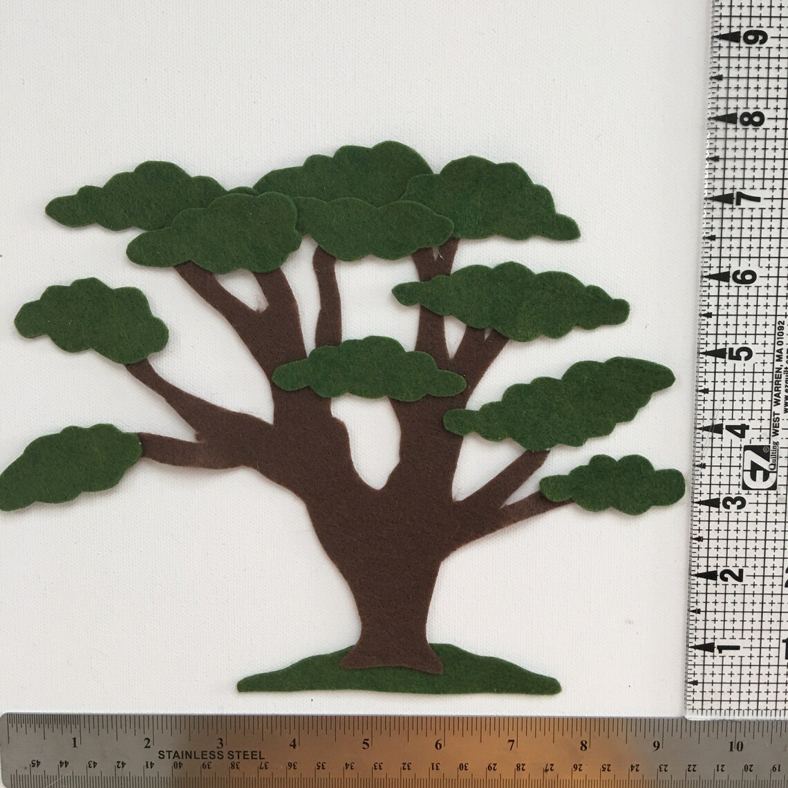 Tree Felt Patterns Assorted Felt Tree Patterns for Use on a Etsy