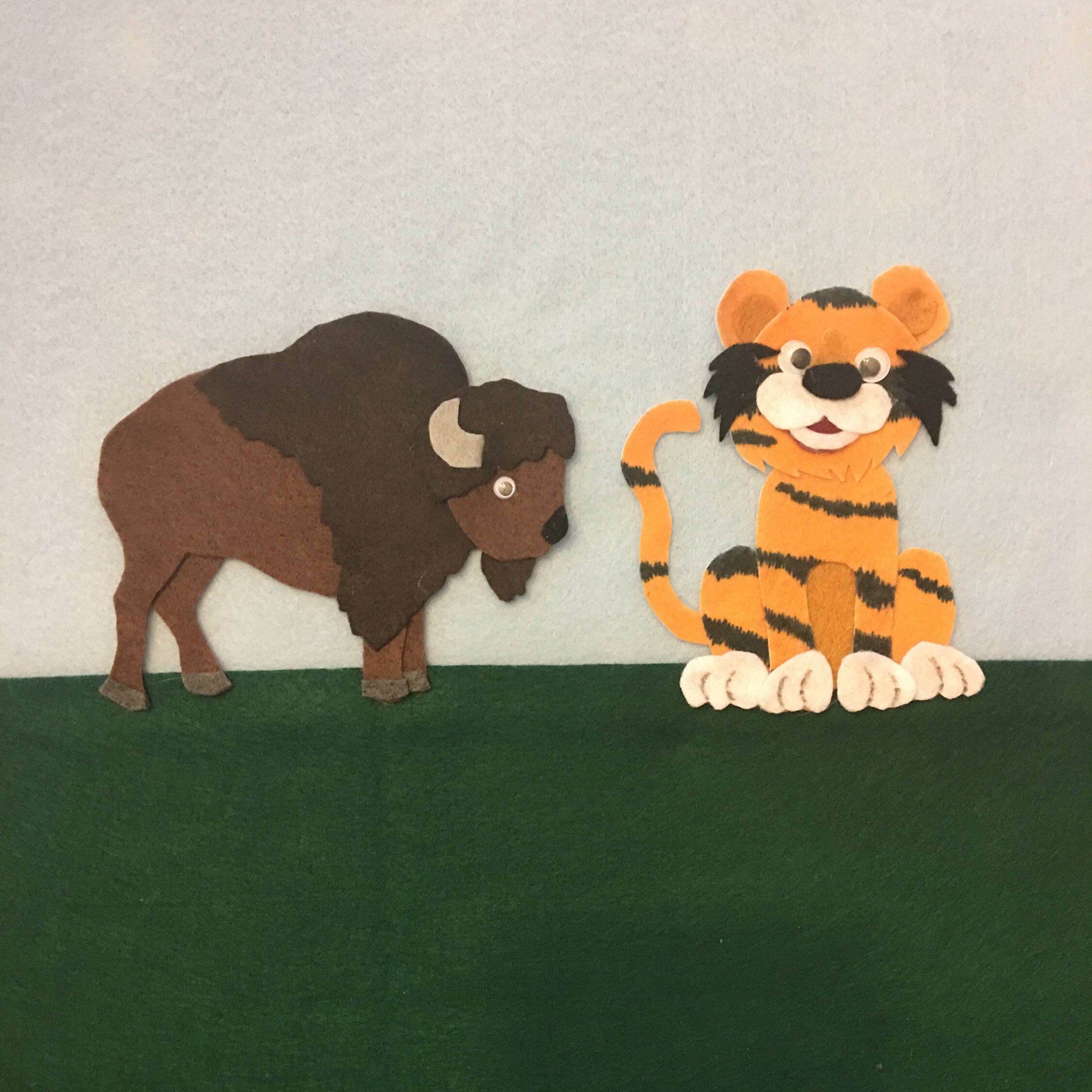 At the Zoo Set 2 Animal Patterns to be Used on a Felt Board | Etsy