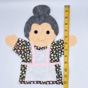 Create Grandma and Grampa Hand Puppet Patterns for Interactive - Etsy