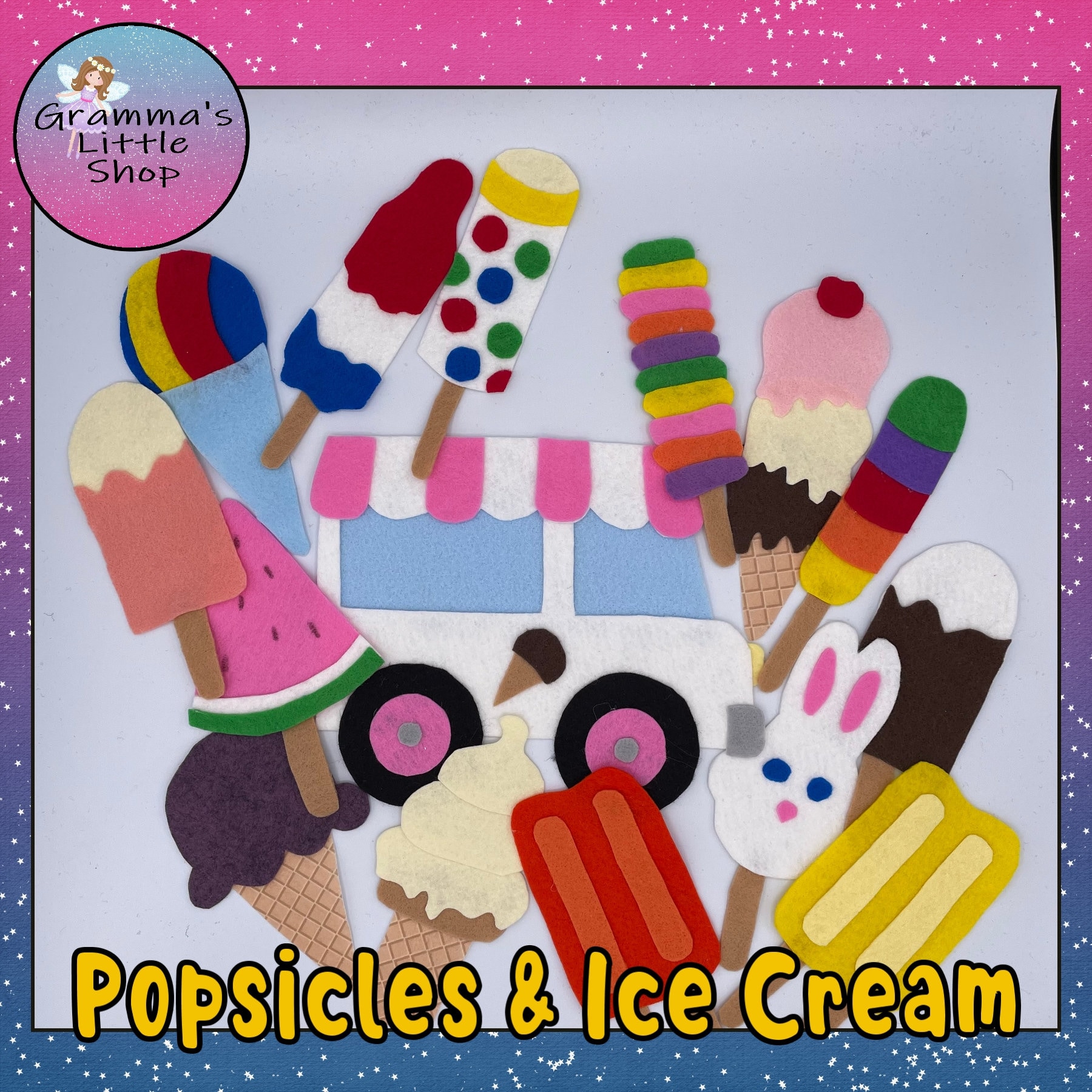 Easy popsicle stick crafts for pretend play - Crafts By Ria