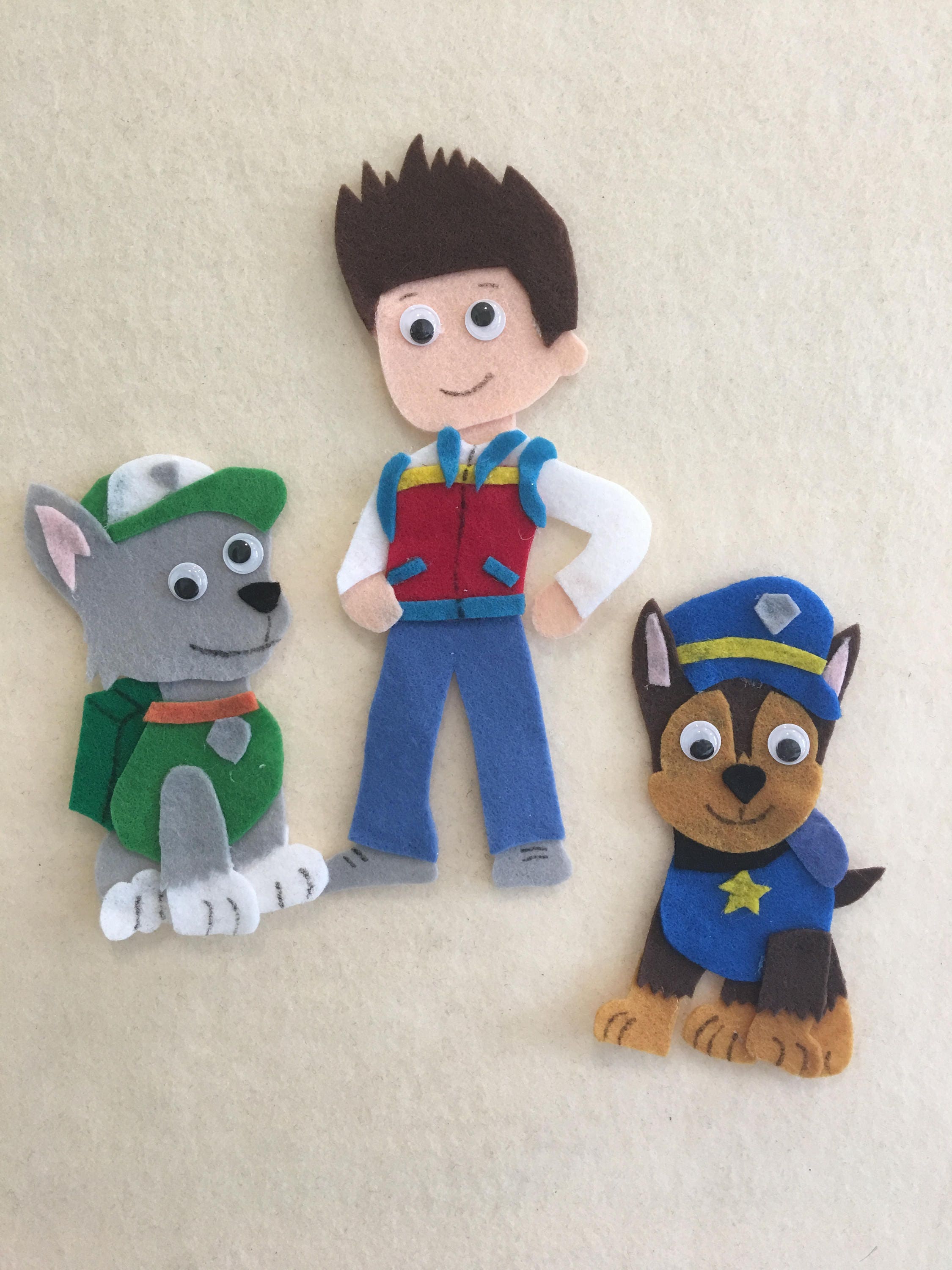 Ryder and the Pups Paw Patrol Marshall Chase Skye Zuma | Etsy