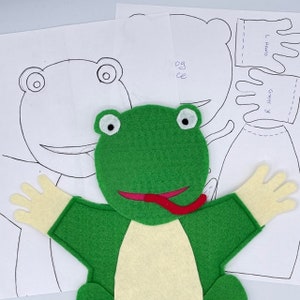 Frog Hand Puppet Pattern - Create Your Own Fun and Easy Puppet With ...