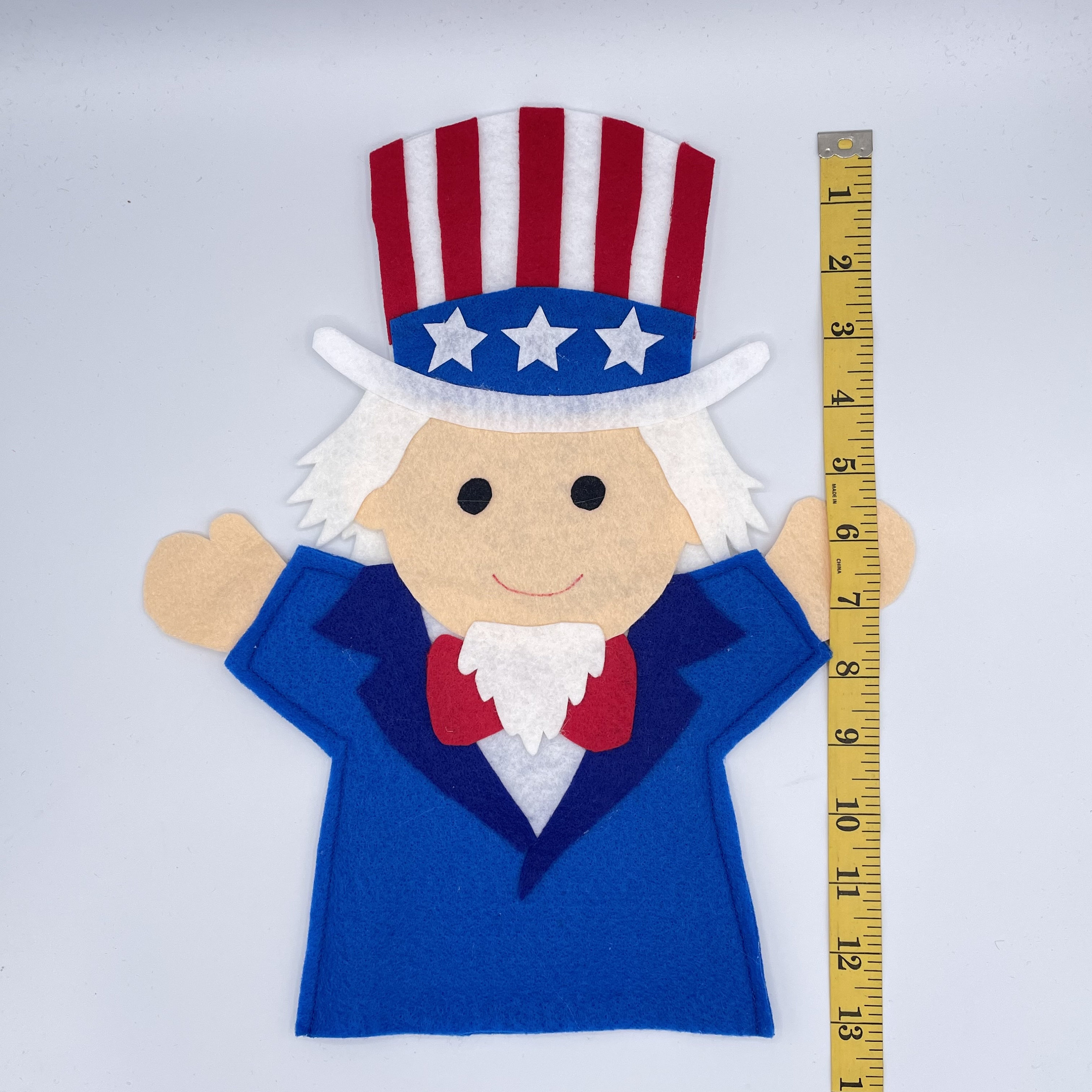 Lady Liberty and Uncle Sam Hand Puppet Patterns - DIY Pattern Only - Etsy