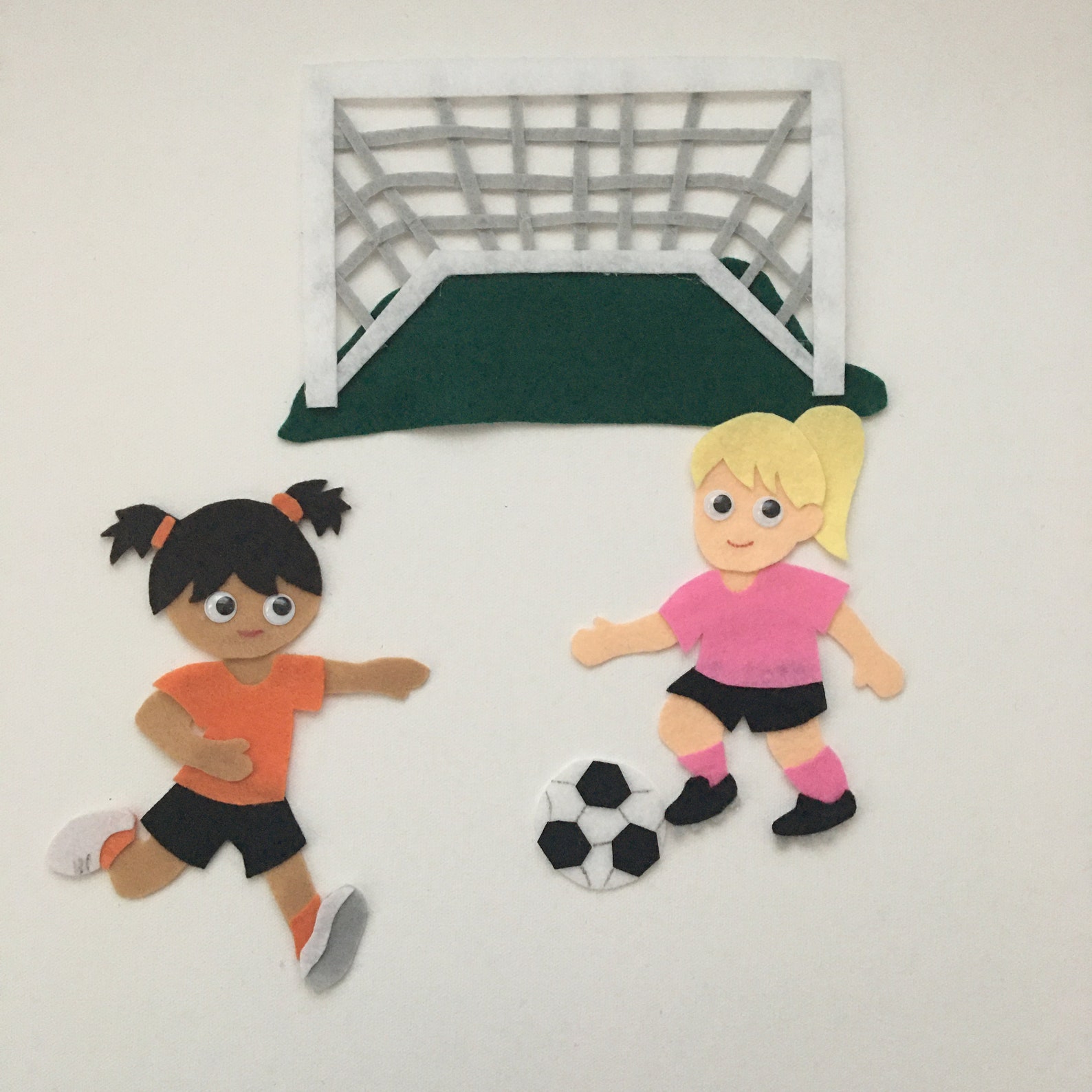 Soccer Fun Felt Story Pattern Felt Board Pattern PDF - Etsy