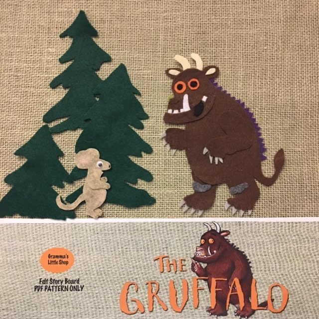 The Gruffalo Felt Board Story PDF PATTERN ONLY Instant Etsy Canada