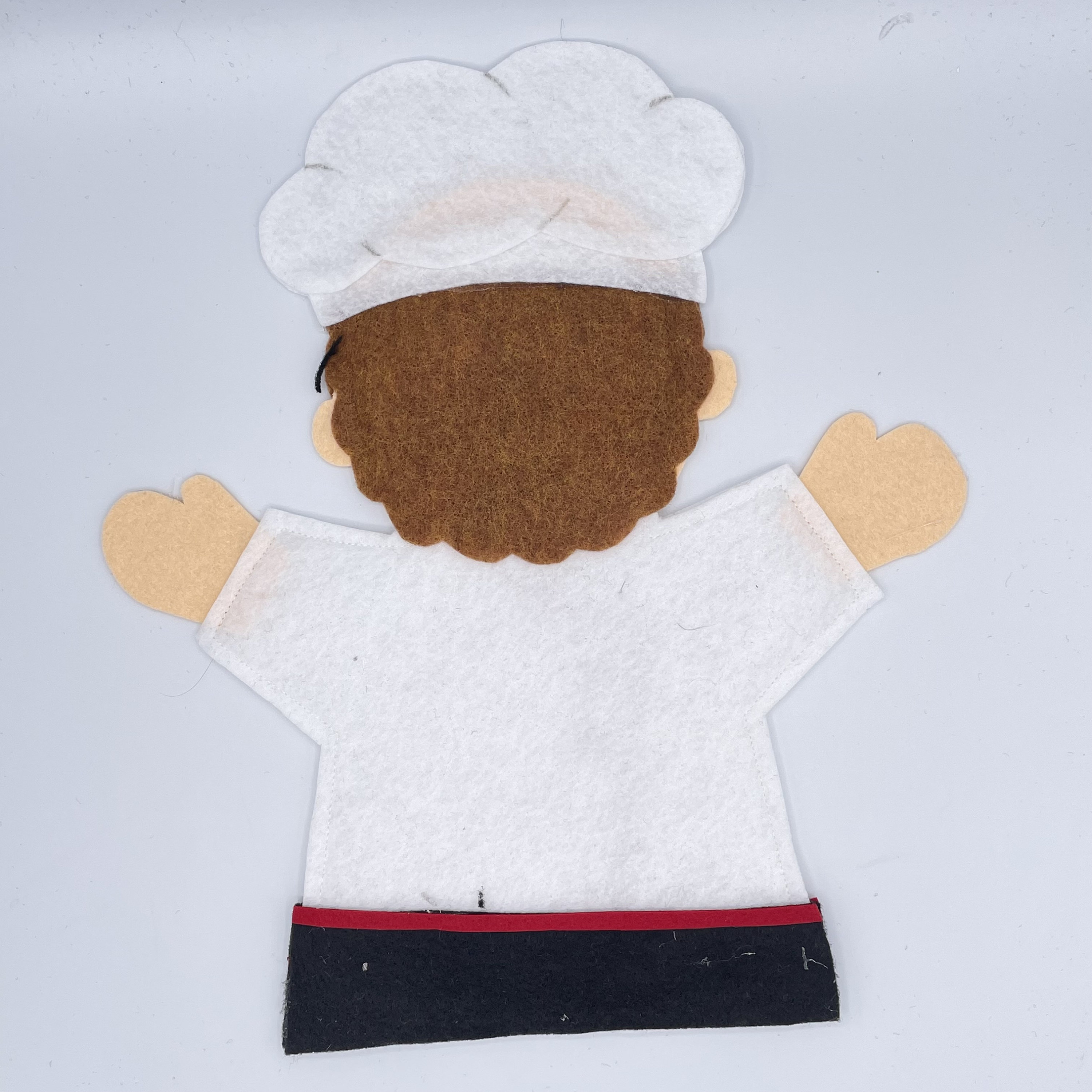 DIY Baker or Chef Felt Puppet Pattern for Playful Pretend Cooking! - Etsy