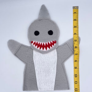 Shark Hand Puppet Pattern, PDF Pattern for Hand Puppet, Puppet Sewing ...