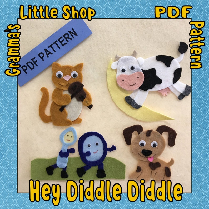 The Cat And The Fiddle Nursery Rhyme Words