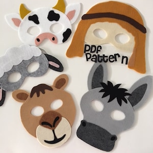 Nativity Mask Patterns Perfect for School Performance of the Christmas ...