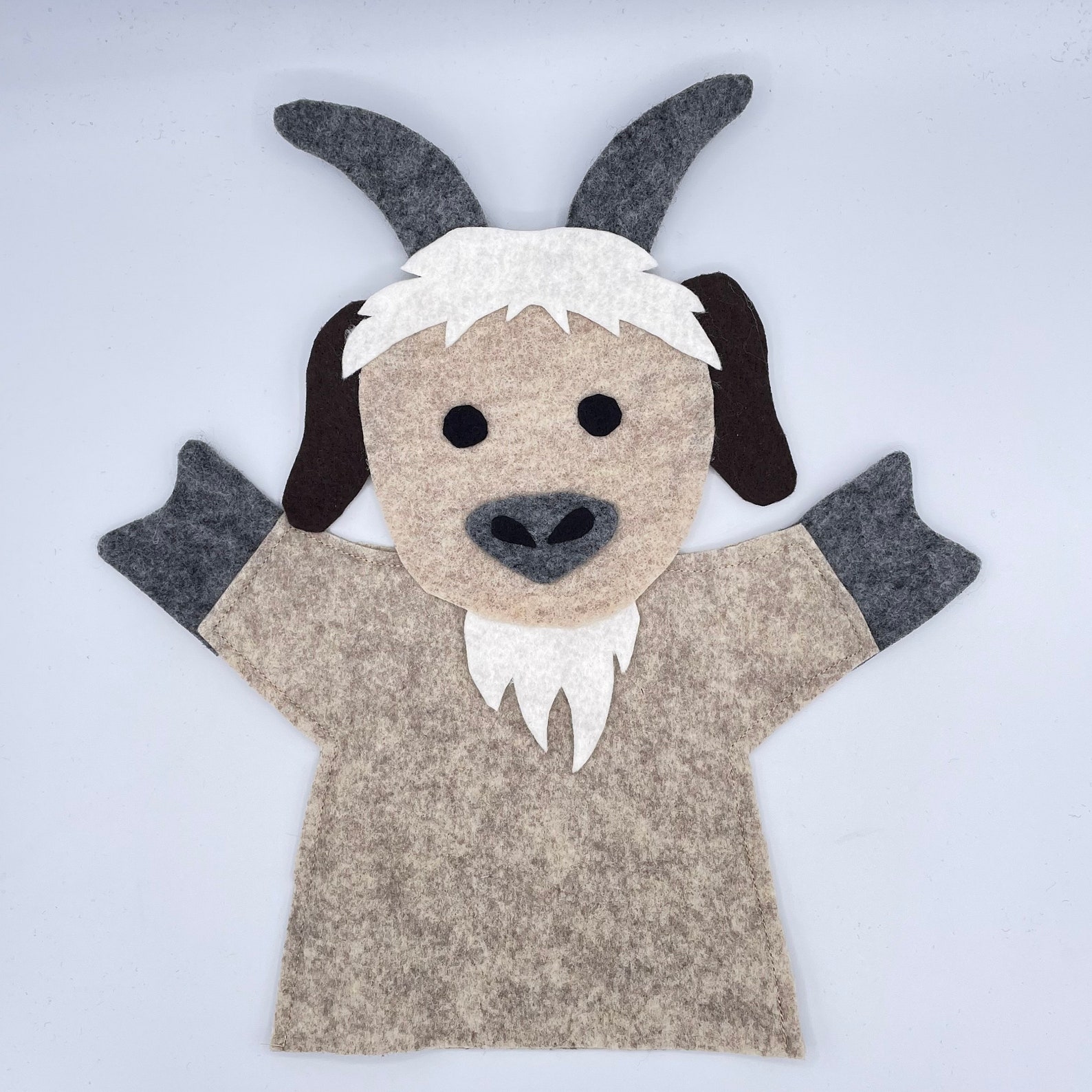 Felt Farm Animal Puppet Patterns – DIY Hand Puppet Sewing (PDF Pattern ...