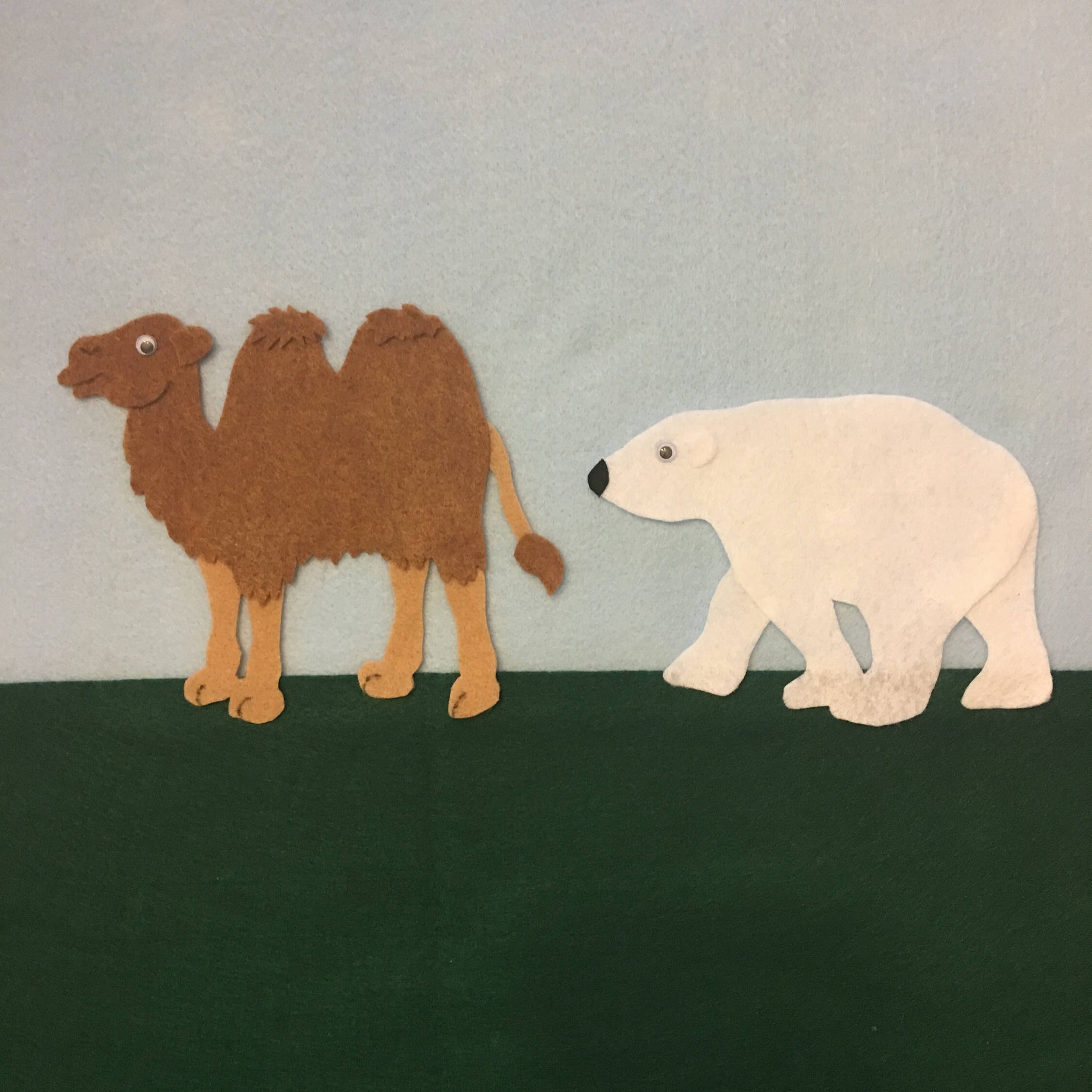 At the Zoo Set 2 Animal Patterns to be Used on a Felt Board | Etsy