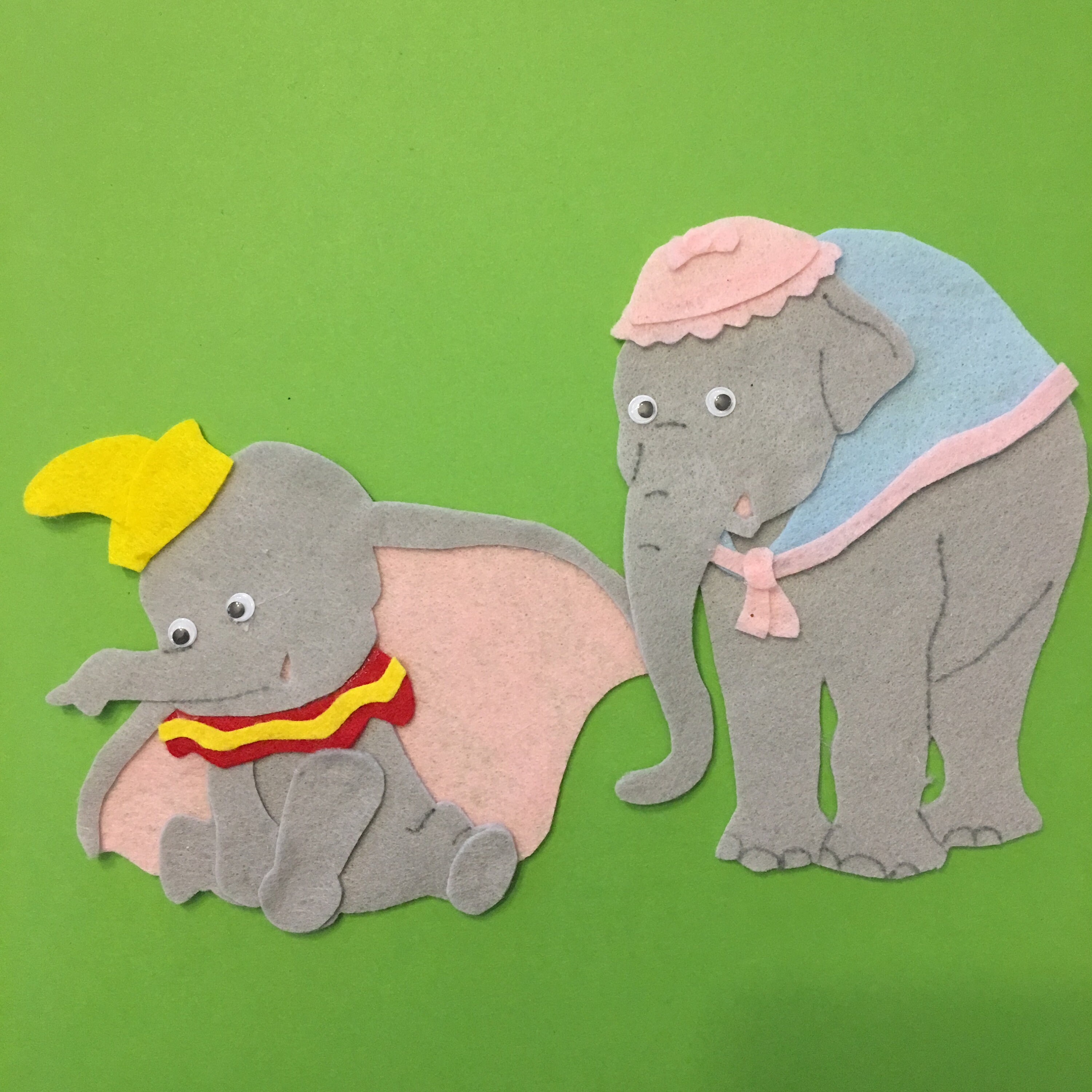 Dumbo Pattern for Felt Story Board // PDF PATTERN ONLY | Etsy