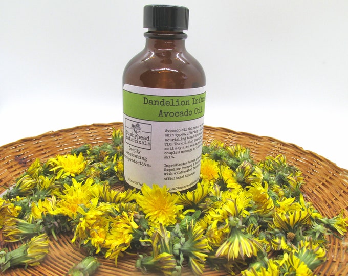 Dandelion Oil Moisturizing Skin Oil Psoriasis Eczema Sore Muscles Anti
