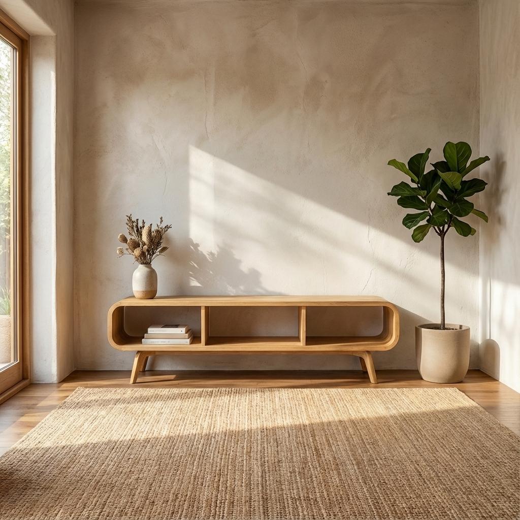 Meuble Tv, Meuble Bibliothèque En Bois, Rangement Pour Disques Vinyles Bois Naturel, Étagères, Étagère Murale, De La Maison