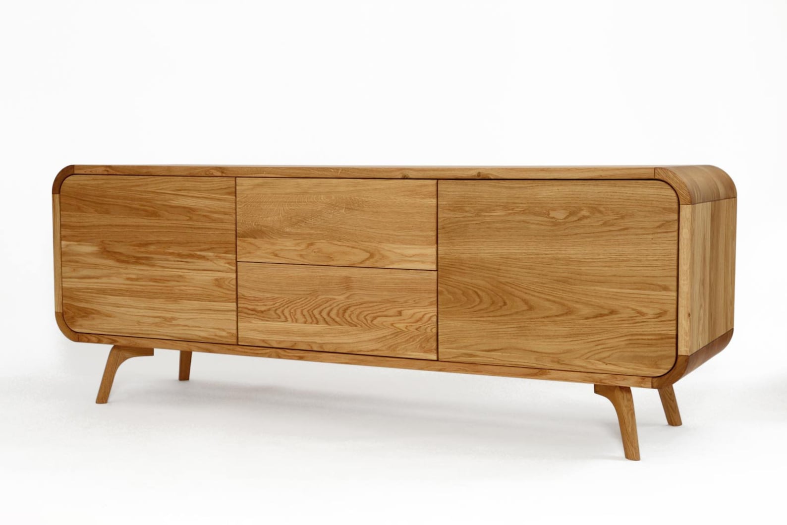 Sideboard Record Player Stand Sideboard With Two Drawers and Etsy