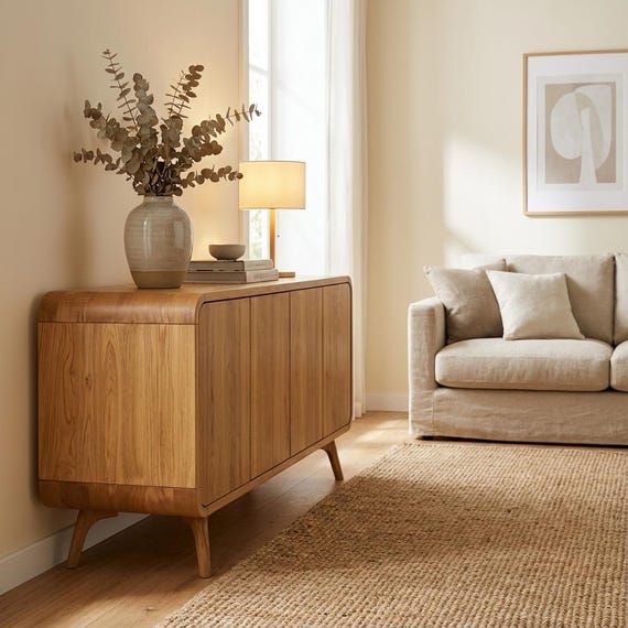 due lipa dress Raybee 55" Dresser TV Stand with Power Outlets & LED Lights ,7 Fabric Drawers
