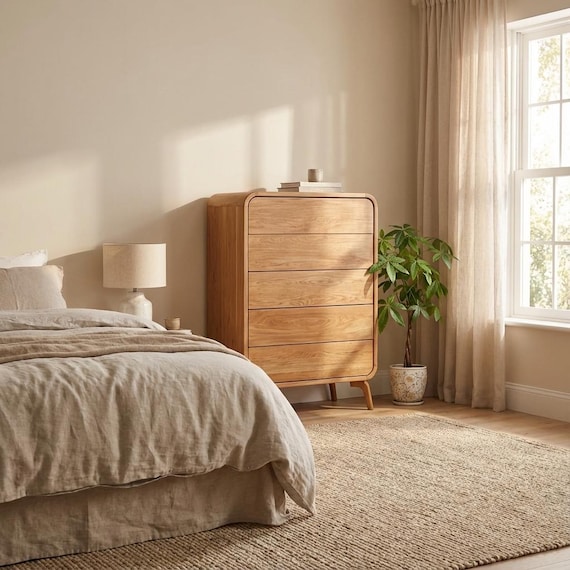 Ladenkast Scandinavische Slaapkamer Hout Metaal 3 Laden Opbergen | Leen Bakker