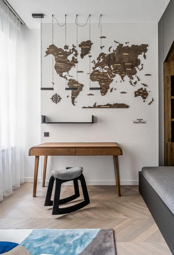 Big wooden 2024 office desk