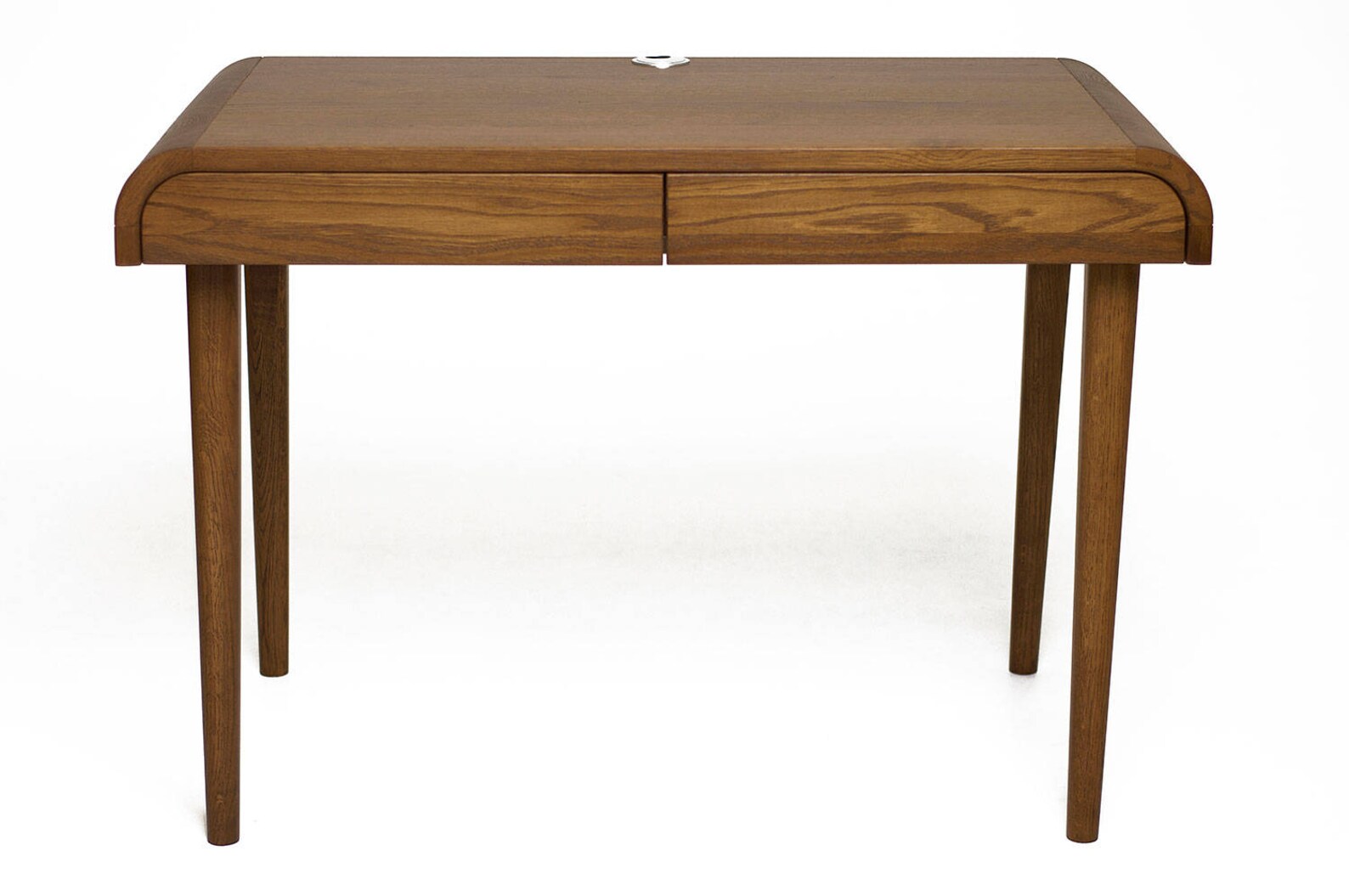 Computer Desk With Two Drawers Desk for Home Bureau Console Etsy